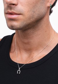 HORSE SHOE PENDANT UNISEX - Colar - silver-colored