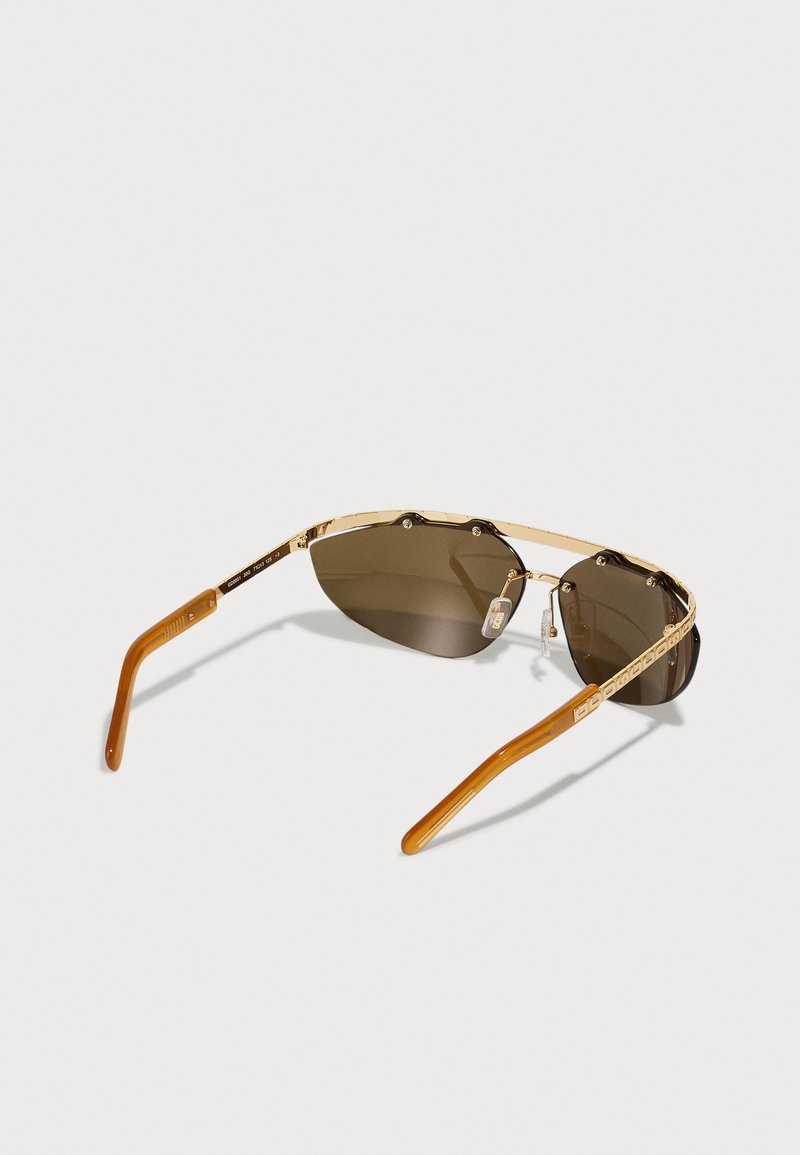 GCDS UNISEX - Sunglasses - shiny deep gold-coloured/brown  display picture 1
