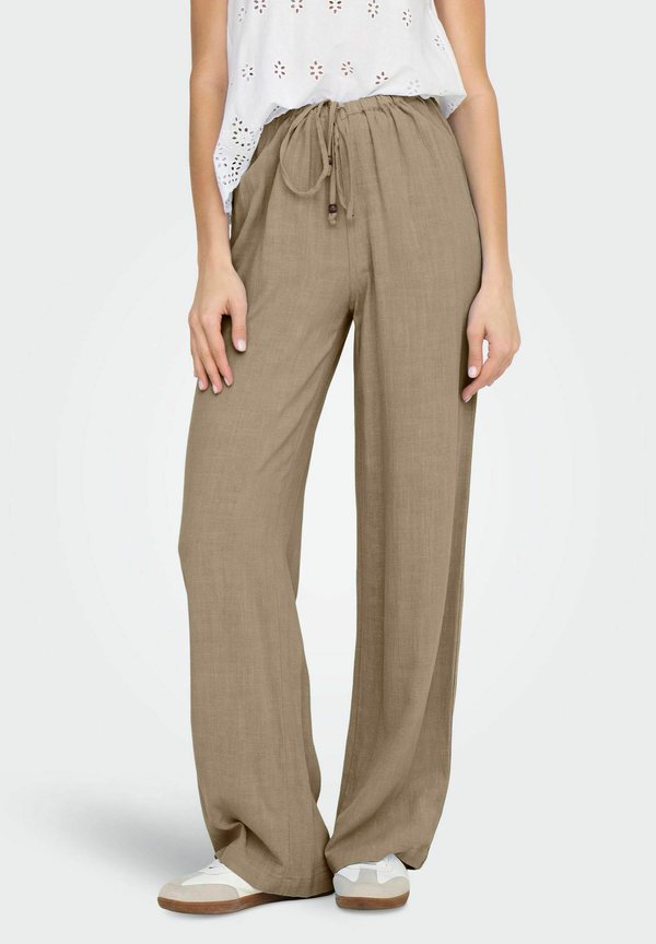 GERADE GESCHNITTEN MITTLERE TAILLE  - Stoffhose - coriander