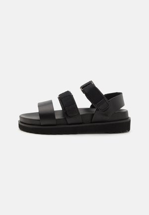 UNISEX - Sandaalit nilkkaremmillä - black