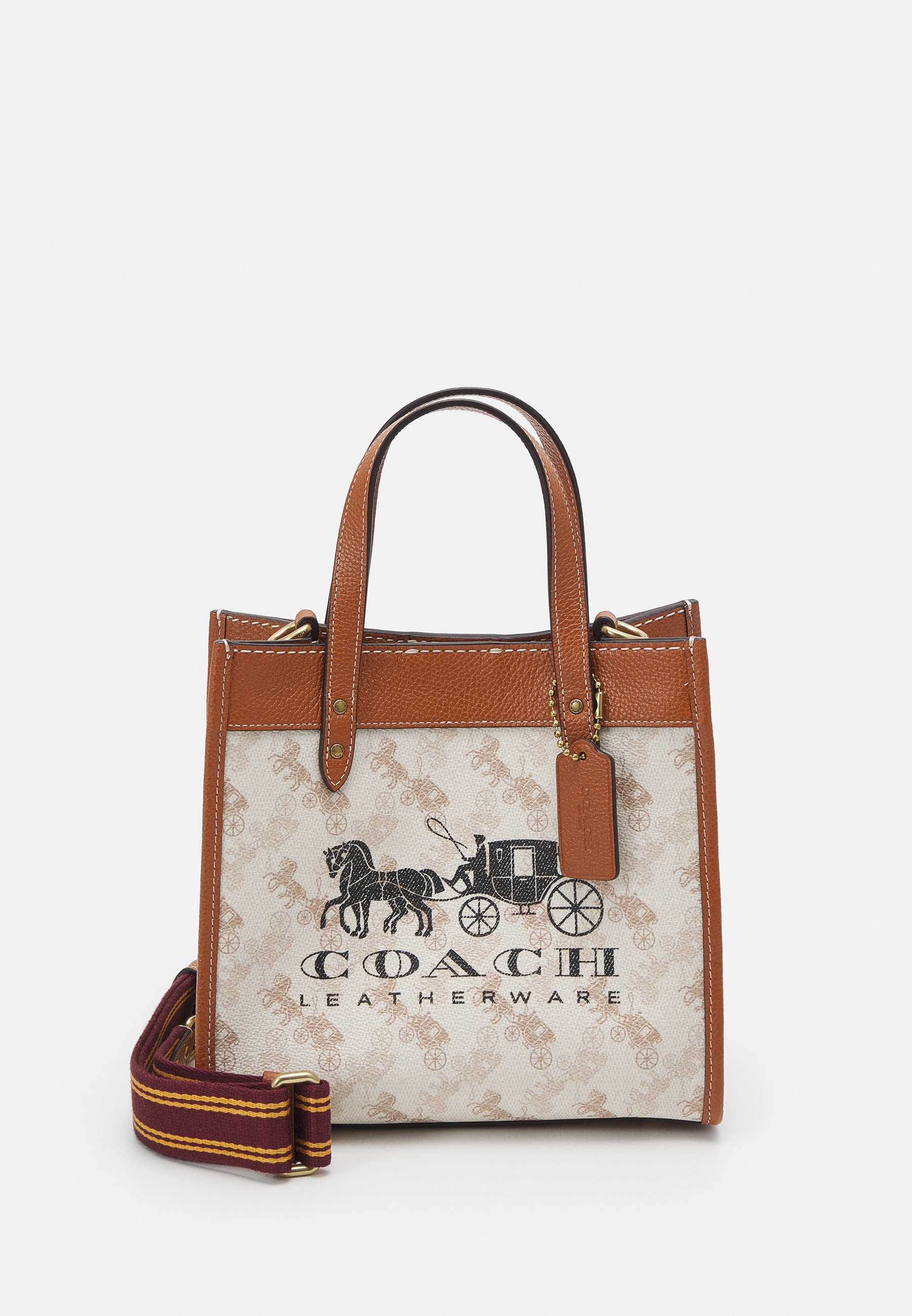 coach leather field tote