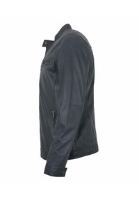 Lederjacken24 REMO - Lederjacke - blaugrau