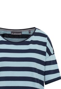 Elbsand LUANI KURZARM - Triko s potiskem - blau