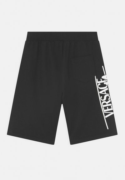 Versace LOGO UNISEX - Calções - nero/bianco