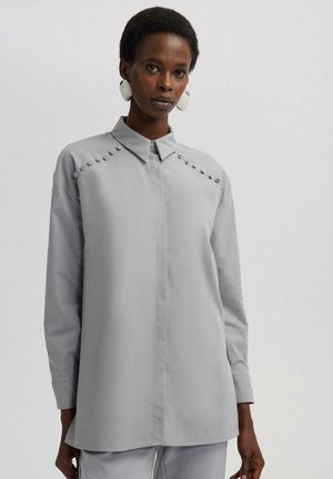 BUTTON DETAILED  - Camicia - grey