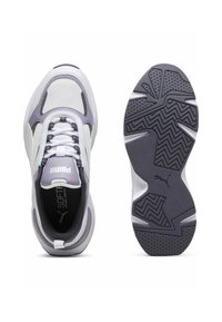 Puma CASSIA - Sportcipő - silver mist white galactic gray pale plum  silver