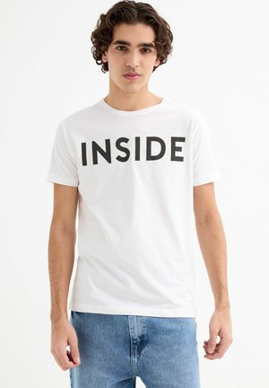 Camiseta estampada - blanco