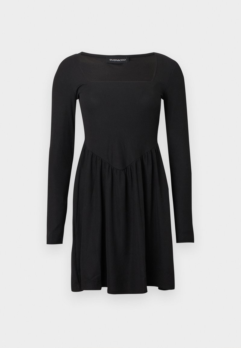 green emerald velvet dress Odd Nor Even Knit Midi Dress White main image 0
