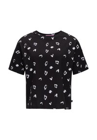 GEMUSTERTES   - T-shirt print - schwarz