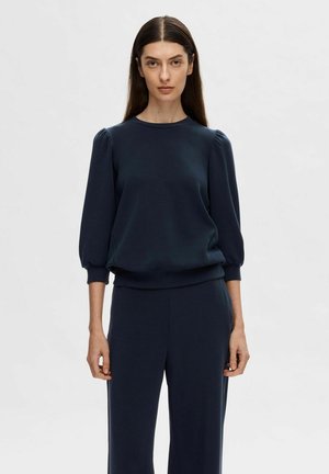 SLFTENNY 3/4 - Sweatshirt - dark sapphire