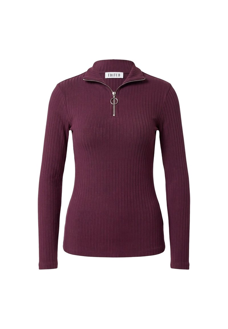 EDITED EDITED SHIRT SVETLANA - Langarmshirt - burgunder/rot - Zalando.at