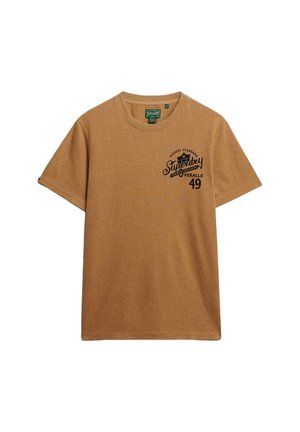 Superdry & Co T-Shirt print - yellow grit