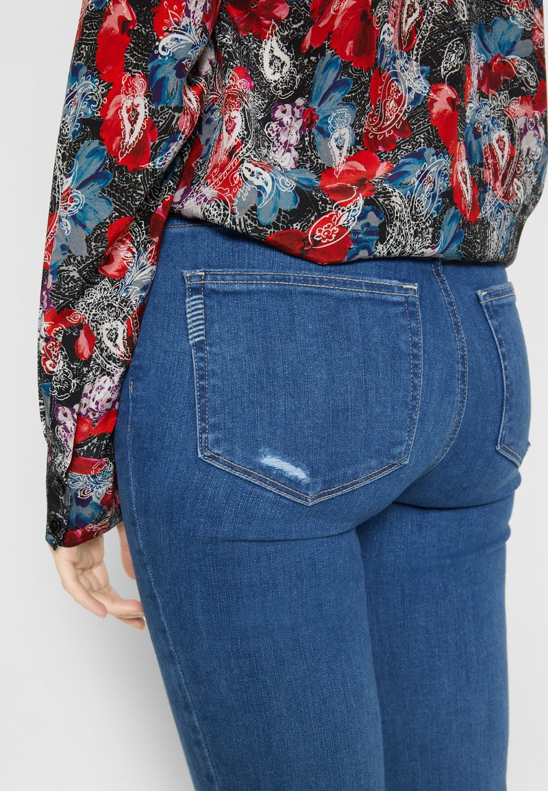 Damen Bekleidung | Paige HOXTON ANKLE Jeans Skinny Fit juneau distressed/blue denim - NB00948 Damen Bekleidung | Paige HOXTON ANKLE Jeans Skinny Fit juneau distressed/blue denim - NB00948