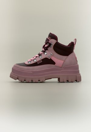 Buffalo, ASPHA COM HIKE MID - Bottines à lacets - rose/mauve/red