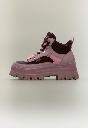 Buffalo, ASPHA COM HIKE MID - Bottines à lacets - rose/mauve/red