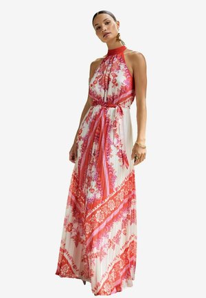 HALTERNECK -REGULAR FIT - Maxiklänning - white floral