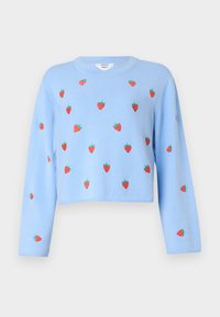 OBJTHESS WIDE SLEEVE PULLOVER - Pullover - serenity