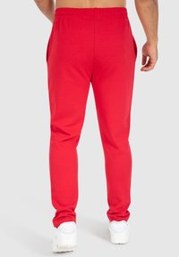 Smilodox JOGGING - DAVID - Jogginghose - rot