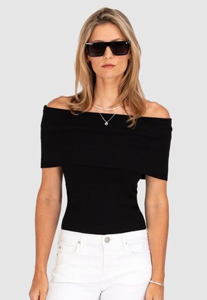 Print T-shirt - black