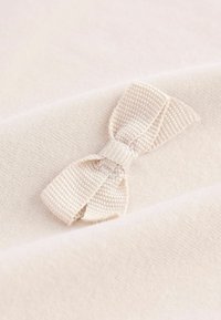 Next APPLIQUÉ BOW - REGULAR FIT - Langærmet T-shirt - ecru