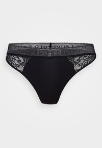 LOVE COLLECTION THONG - Nohavičky/Slipy - onyx