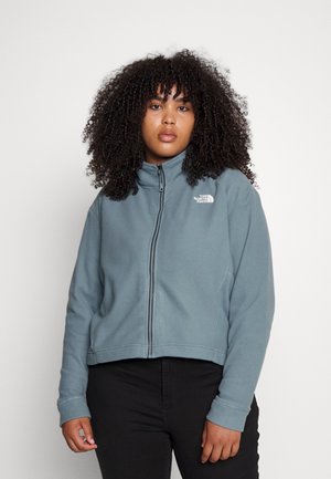 PLUS GLACIER CROP - Giacca in pile - goblin blue