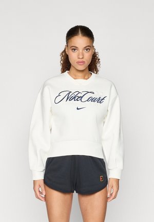 NIKECOURT - Sweatshirt - sail/midnight navy
