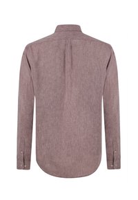 Chemise à manches longues dans une teinte mauve atténuée, en tissu texturé. Dotée d'un col classique et de poignets à bouton, avec un ourlet courbé.