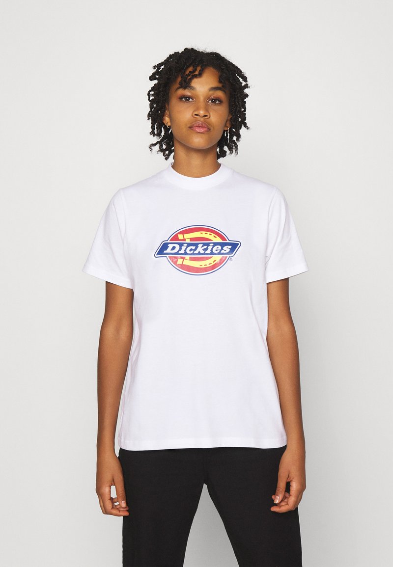 Dickies ICON LOGO TEE - Triko s potiskem - white
