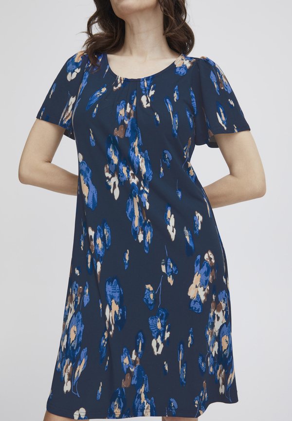 FRSeen - Day dress - hydrangea aop ms b
