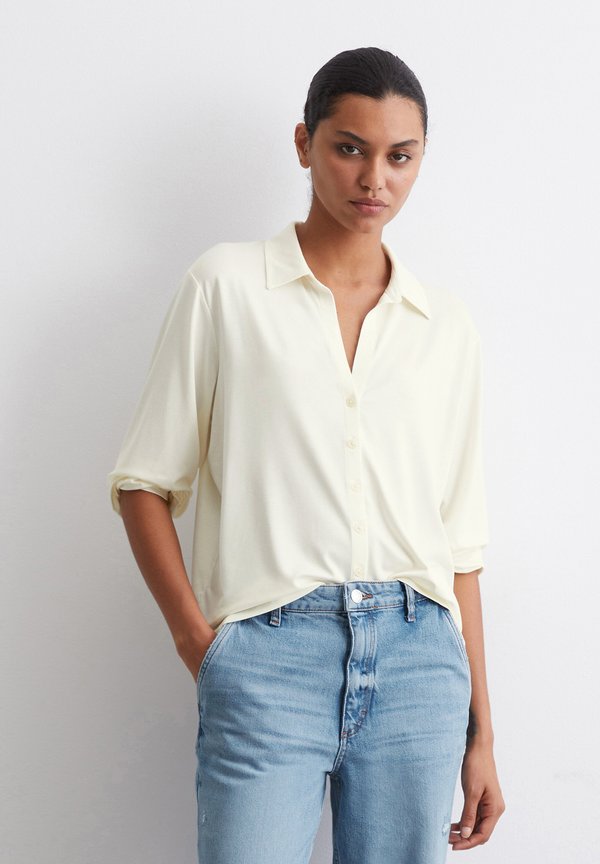 LONG SLEEVE COLLAR - Button-down blouse