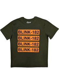 Paradiso Clothing BLINK-182 LOGO REPEAT - Print T-shirt - green