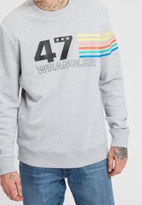 Wrangler Mikina - light grey