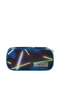 Portapenne Seven Round Plus - Organizer Con Tasca E Elastici Per Scuola