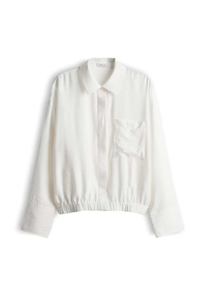 OPUS, RELAXED FIT BLOUSON SHAPE - Camicia - milk