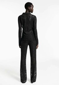 Mango Pantalon classique - black