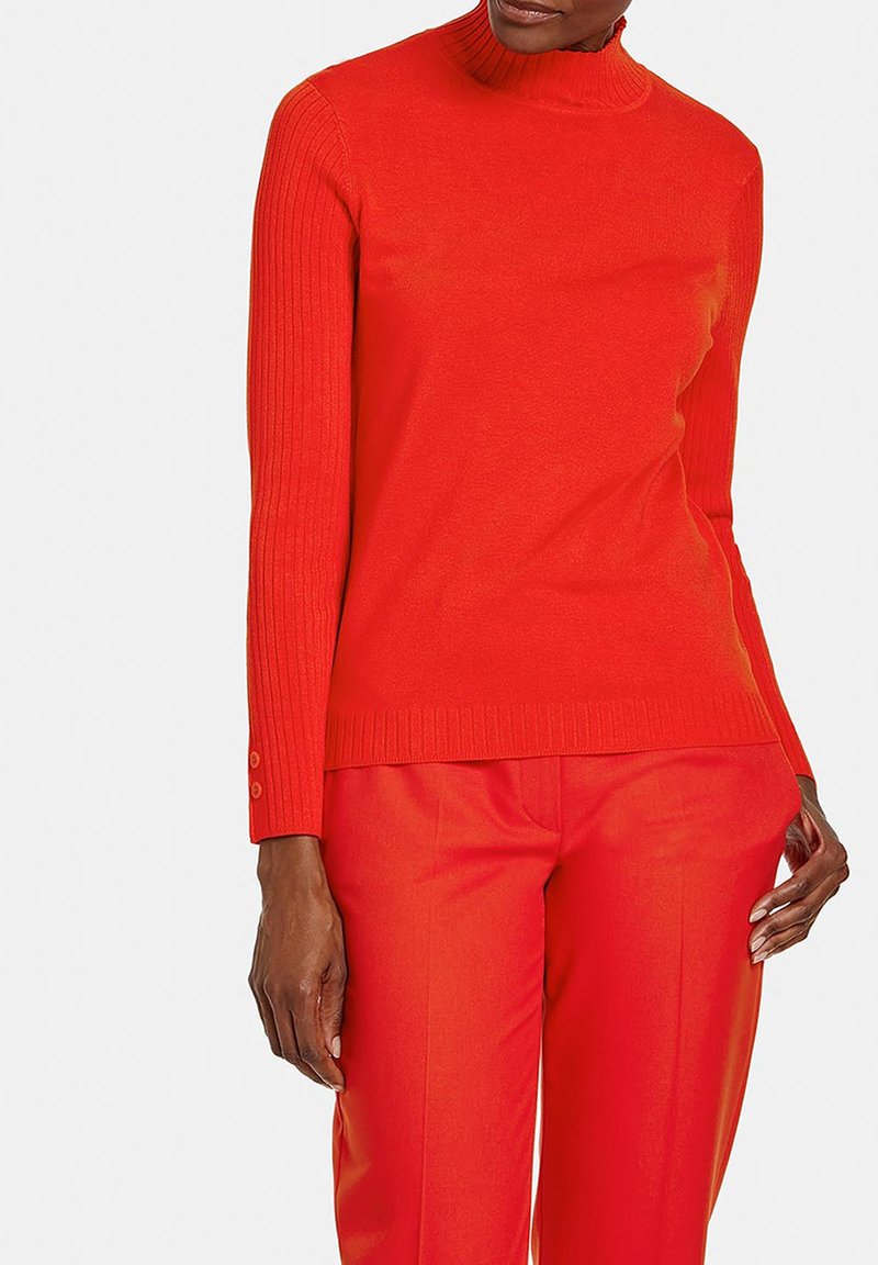 Damen Strickjacken | Gerry Weber Strickpullover chili/rot - KY53761 Damen Strickjacken | Gerry Weber Strickpullover chili/rot - KY53761