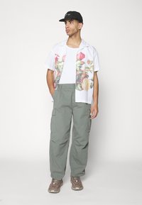 Carhartt WIP COLE PANT - Cargobukser - smoke green garment dyed