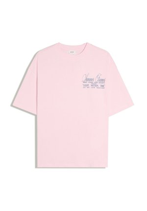Bershka, SHORT SLEEVE BOXY-FIT - PRINT T-SHIRT - T-shirts print - light pink