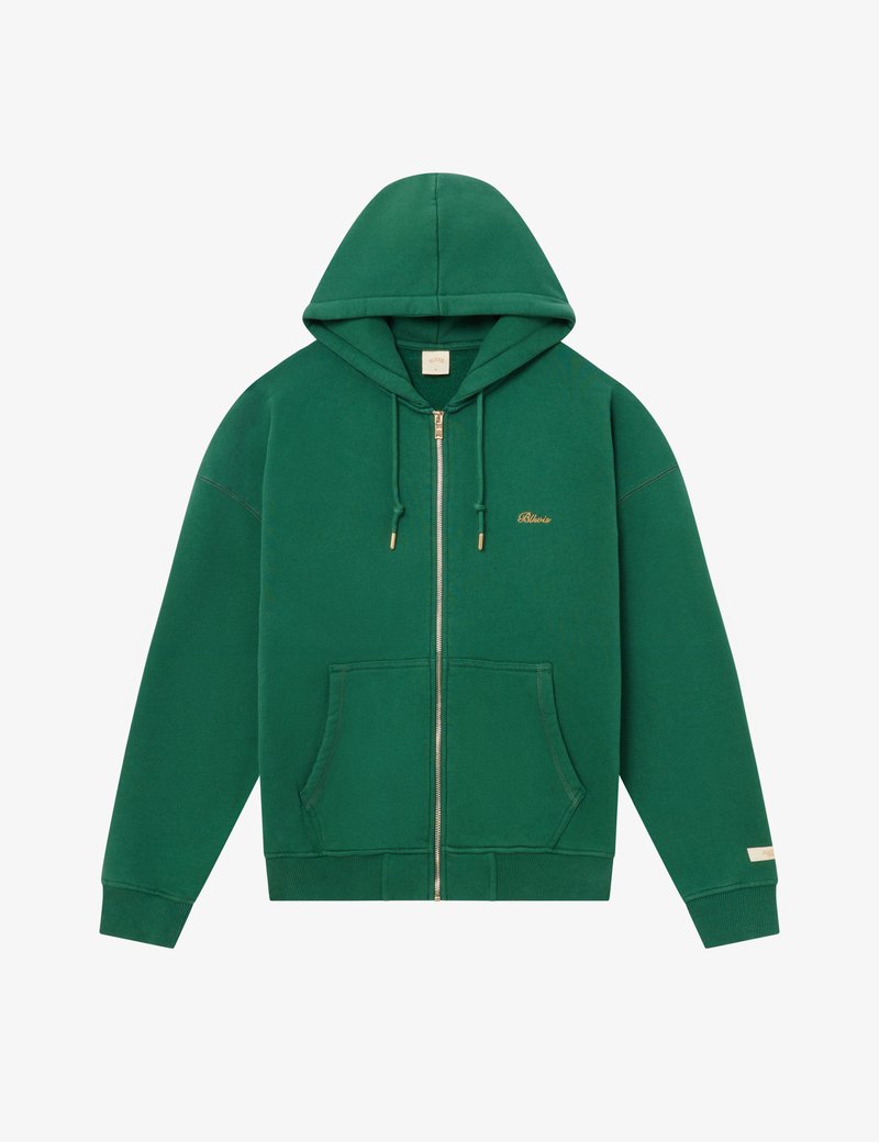 BLKVIS SCRIPT ZIP UNISEX - Φούτερ με φερμουάρ - hunter green