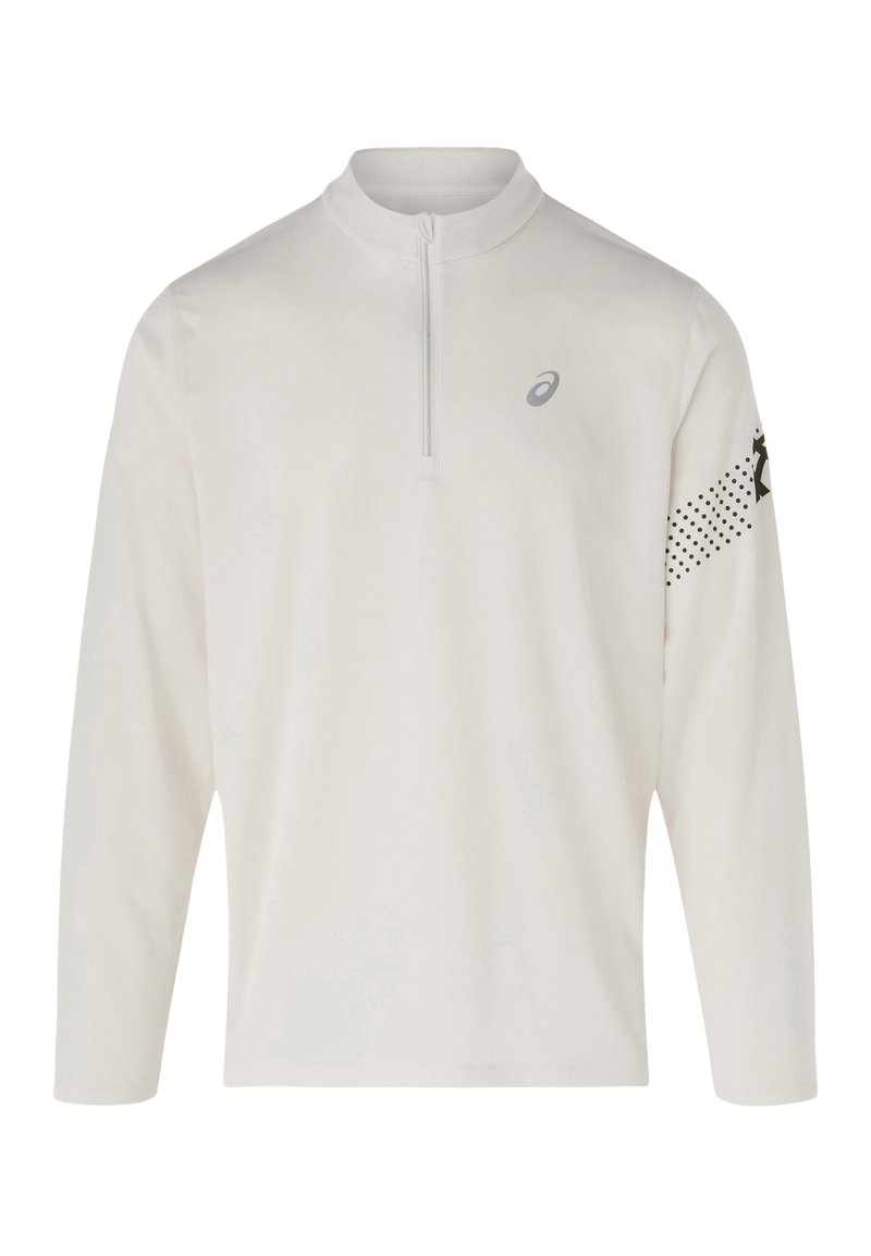 ASICS ICON 1/2 ZIP LS Sports T-shirt cream/off-white