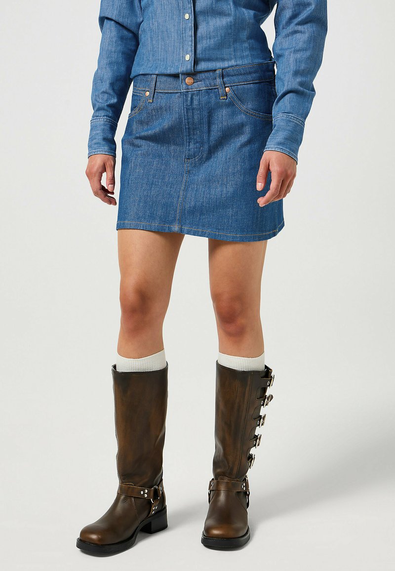 Wrangler MINI SKIRT - Minirok - original rinse