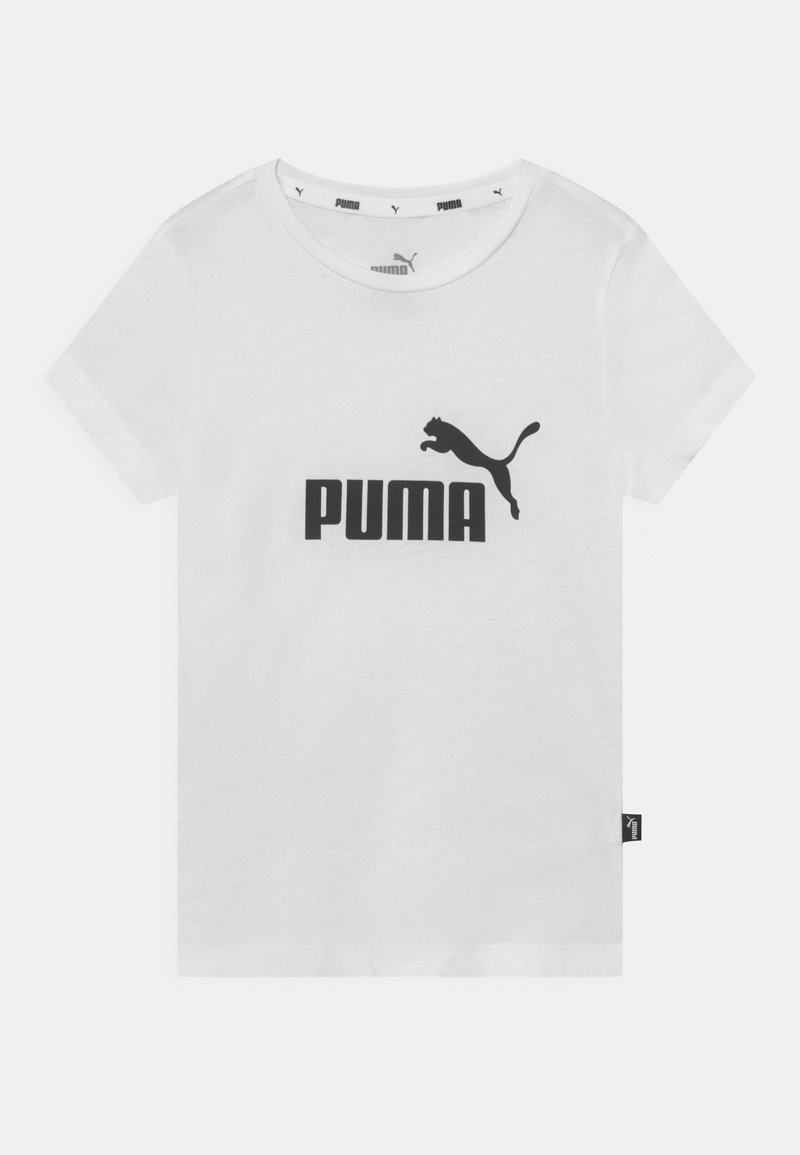 Puma LOGO TEE - T-shirt con stampa - puma white