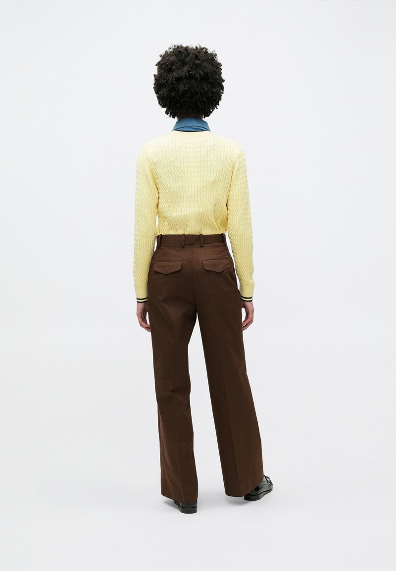 Tommy Hilfiger WIDE LEG PANT - Kalhoty - legacy brown