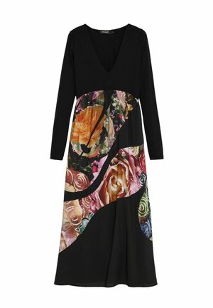 Desigual, LACROIX - PRINTED MIDI DRESS M. C. . - Vestido informal - black