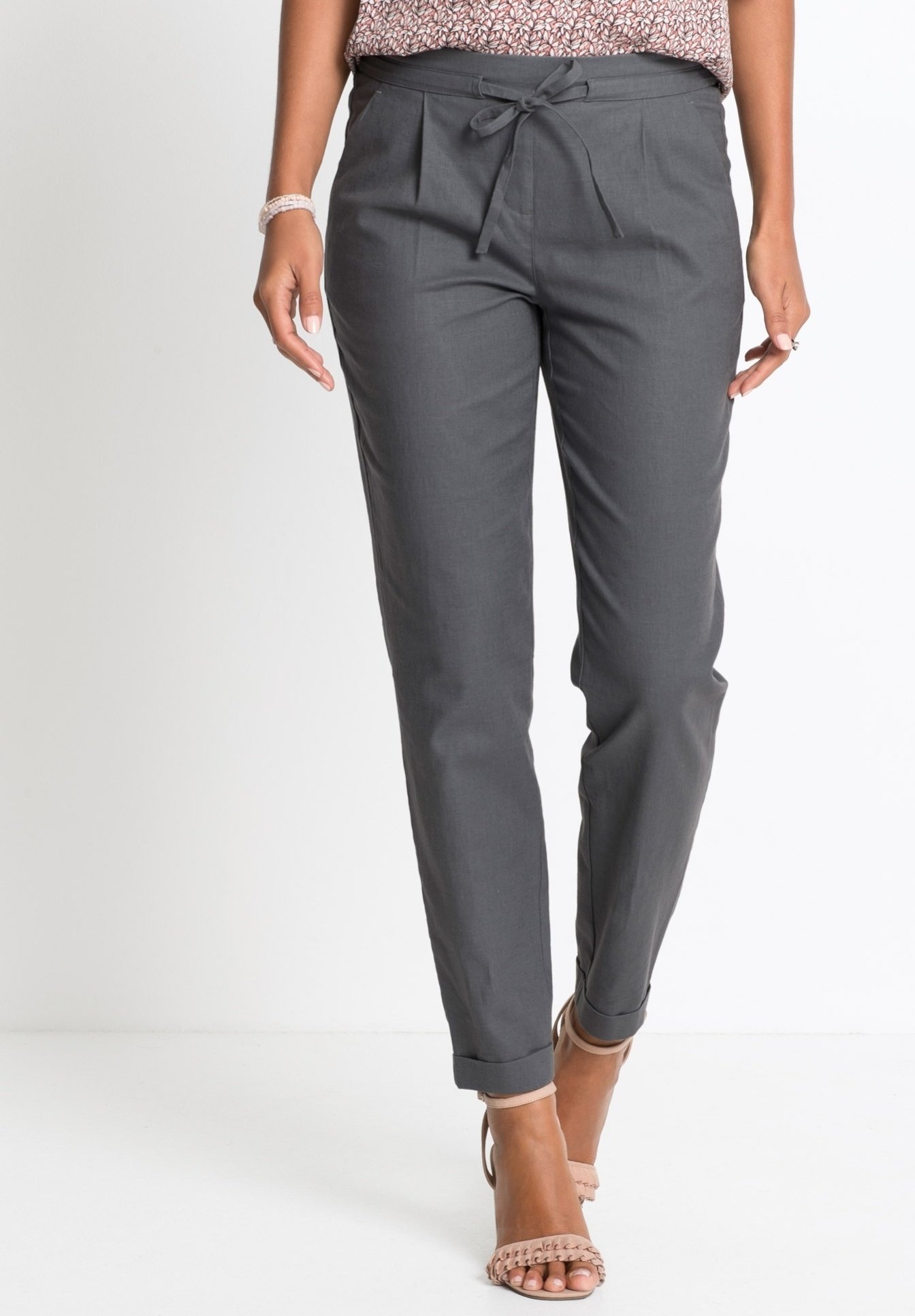 Donna Abbigliamento bonprix Pantaloni - grau/grigio Donna Abbigliamento bonprix Pantaloni - grau/grigio