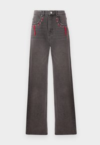 JOLIE - Straight leg jeans - black