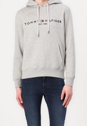 Kapuzenpullover - mottled light grey