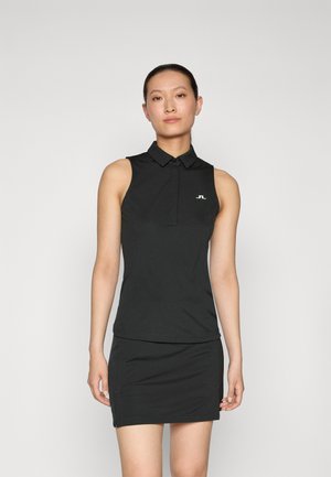 DENA SLEEVELESS TOP - Polo shirt - black