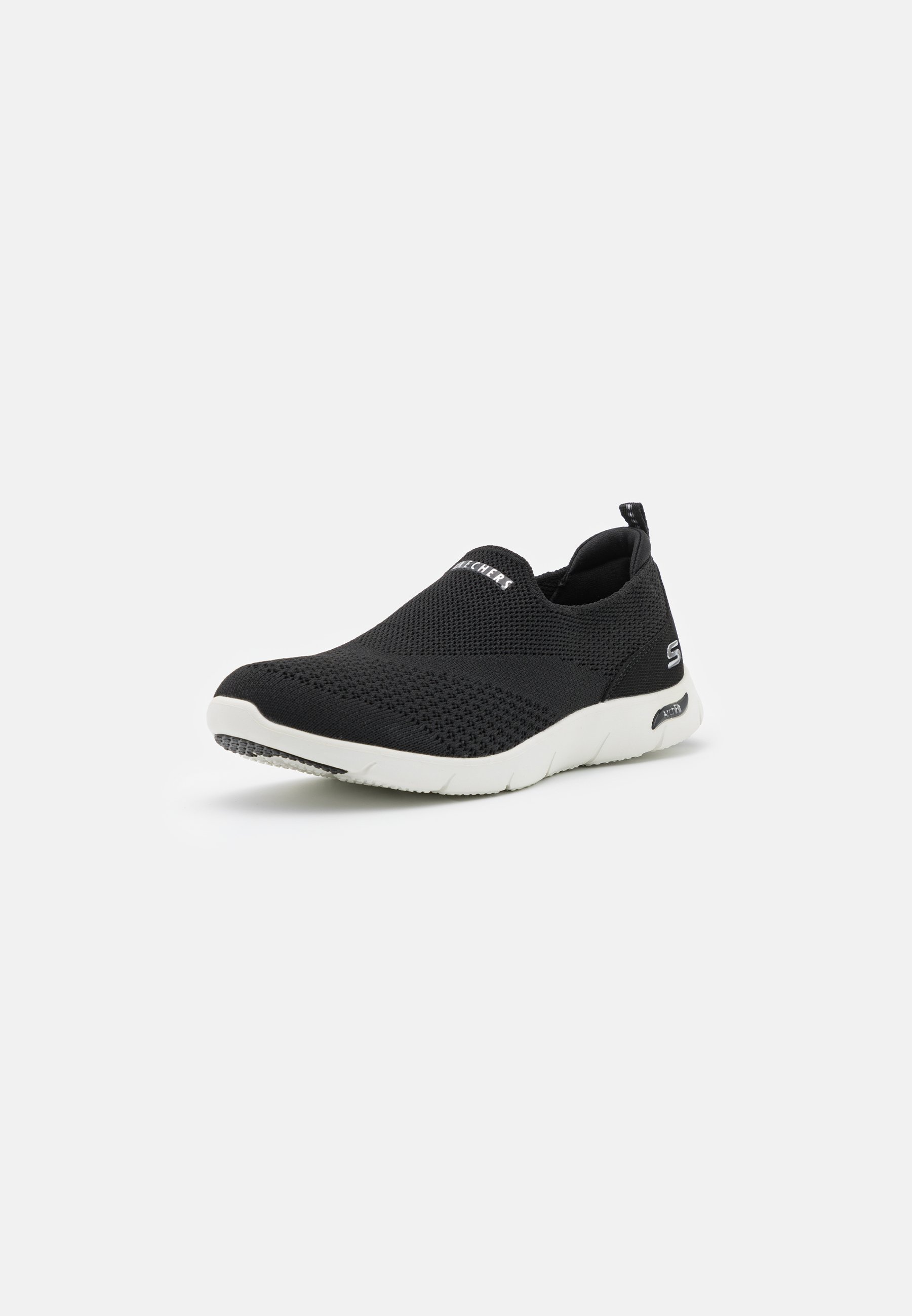 Skechers ARCH FIT REFINE - Sneakers laag - black/white/Zwart - Zalando.nl